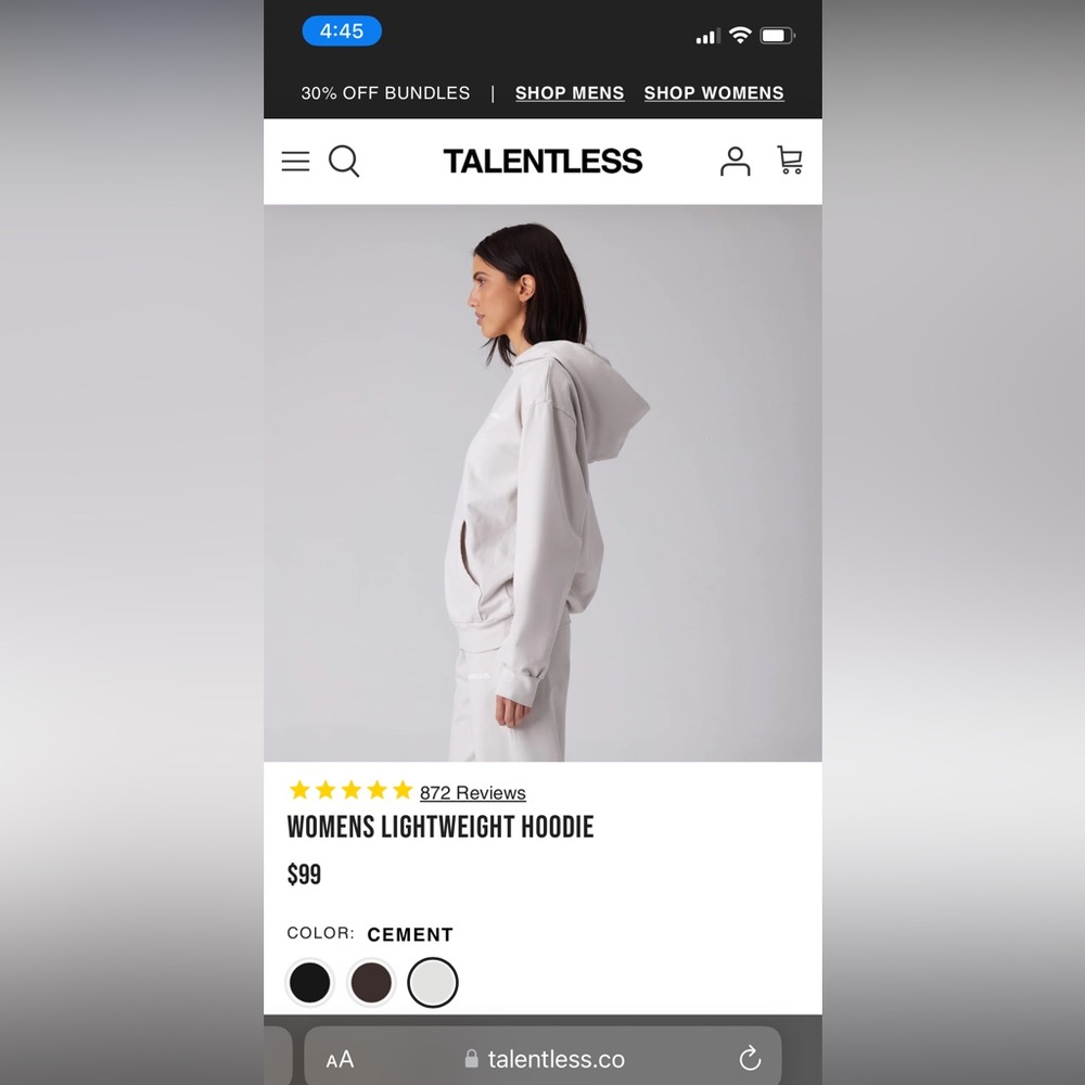 Essentials By Talentless Oversized Sweatshirt Siz… - image 2